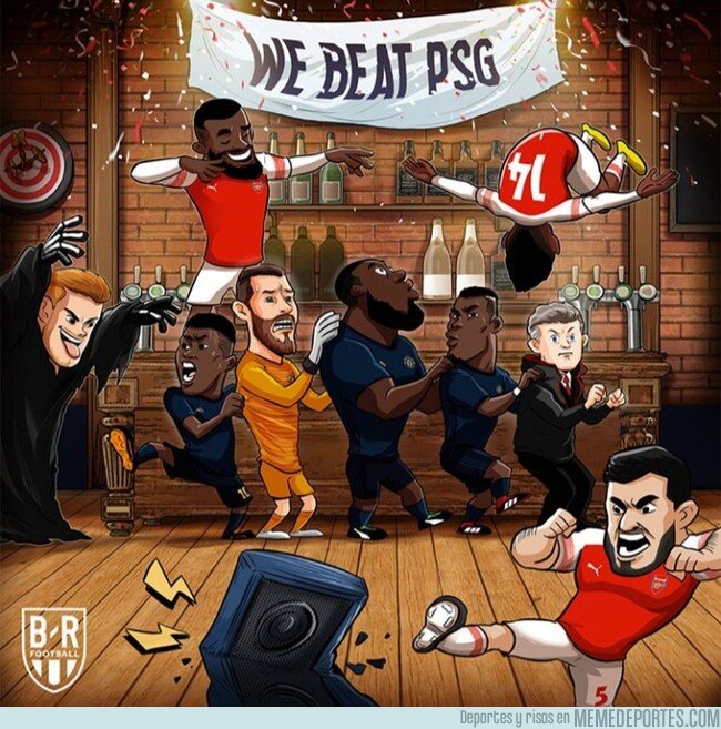 1067612 - El Arsenal aguó la fiesta en la que seguía el United, por @brfootball