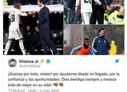 Enlace a Solo 5 futbolistas del Real Madrid se despidieron de Solari