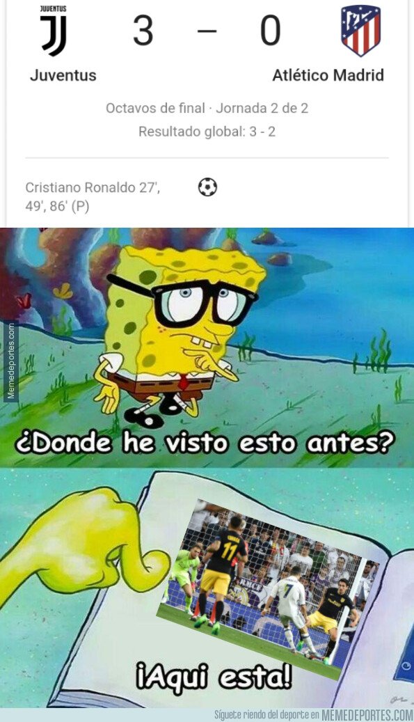 1068008 - No es la primera vez que Cristiano le hace un hat-trick al Atleti en Champions