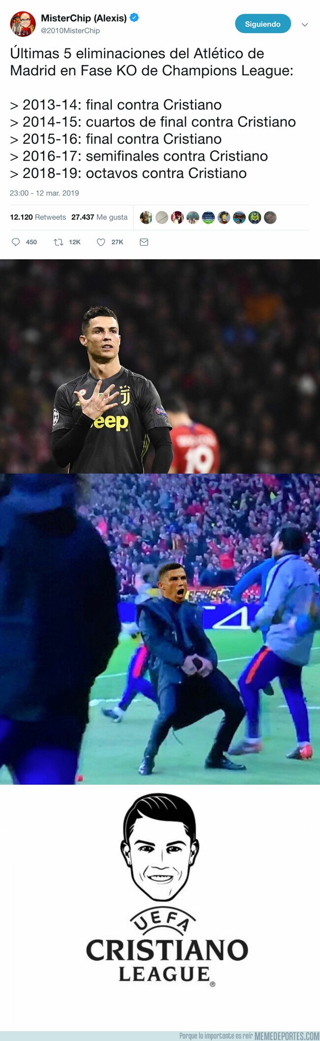 1068067 - Este dato de Cristiano contra el Atlético es DEMOLEDOR