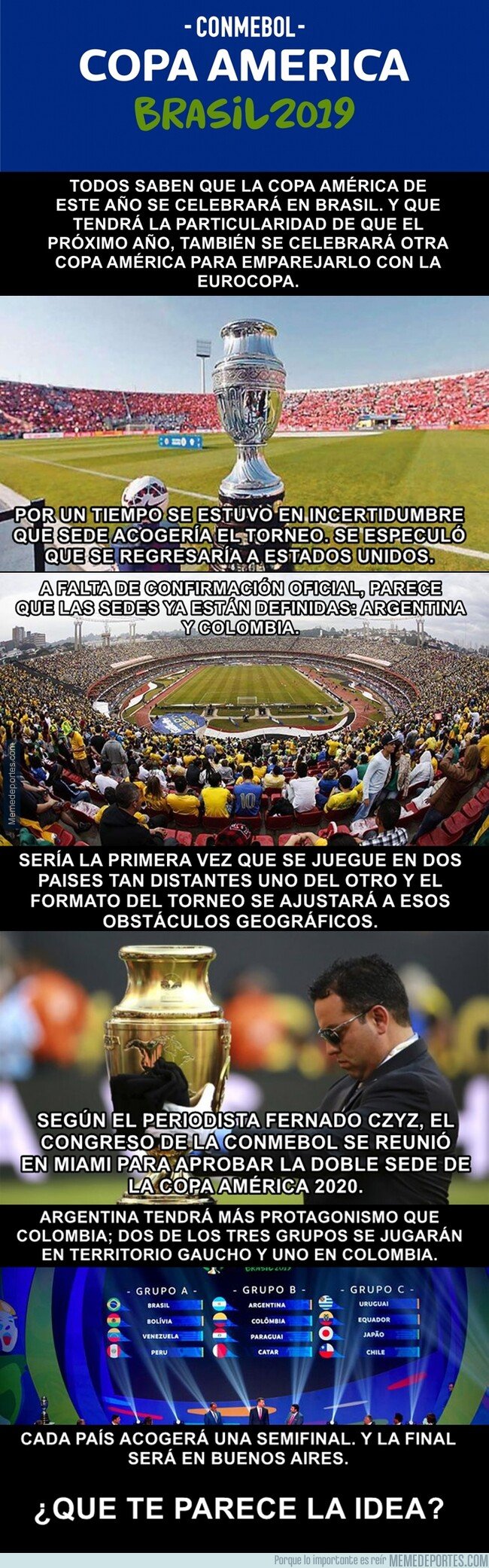 1068133 - El osado cambio que tendrá la Copa América de aquí al año siguiente