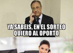 Enlace a Florentino no está acostumbrado a no tener que pedir rival