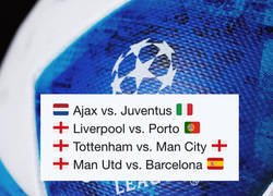 Enlace a ¡Así quedan los cuartos de final de la Champions League!