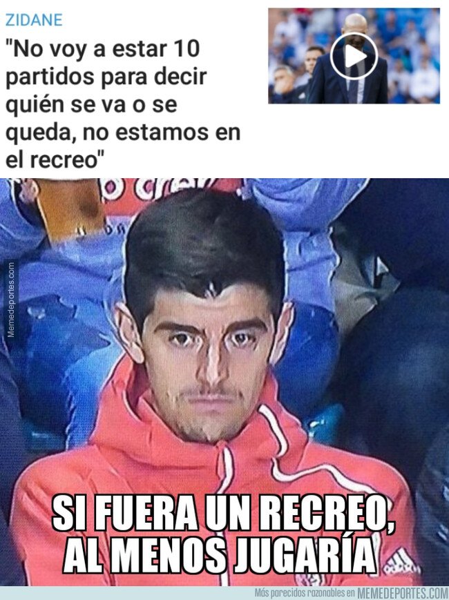 1068584 - Courtois podría jugar en su recreo imaginario
