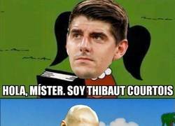 Enlace a Así se conocieron Courtois y Zidane