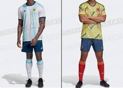 Enlace a Ya huele a Fecha FIFA. Estas son algunas camisetas filtradas que utilizarán las selecciones