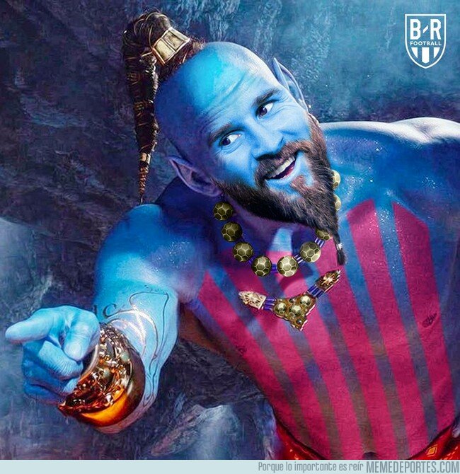 1068673 - El genio. Frota la lampara y te concederá 3 golazos