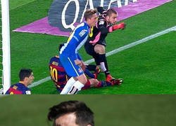 Enlace a Todo empezó con este pisotón de Pau cuando jugaba en el Espanyol
