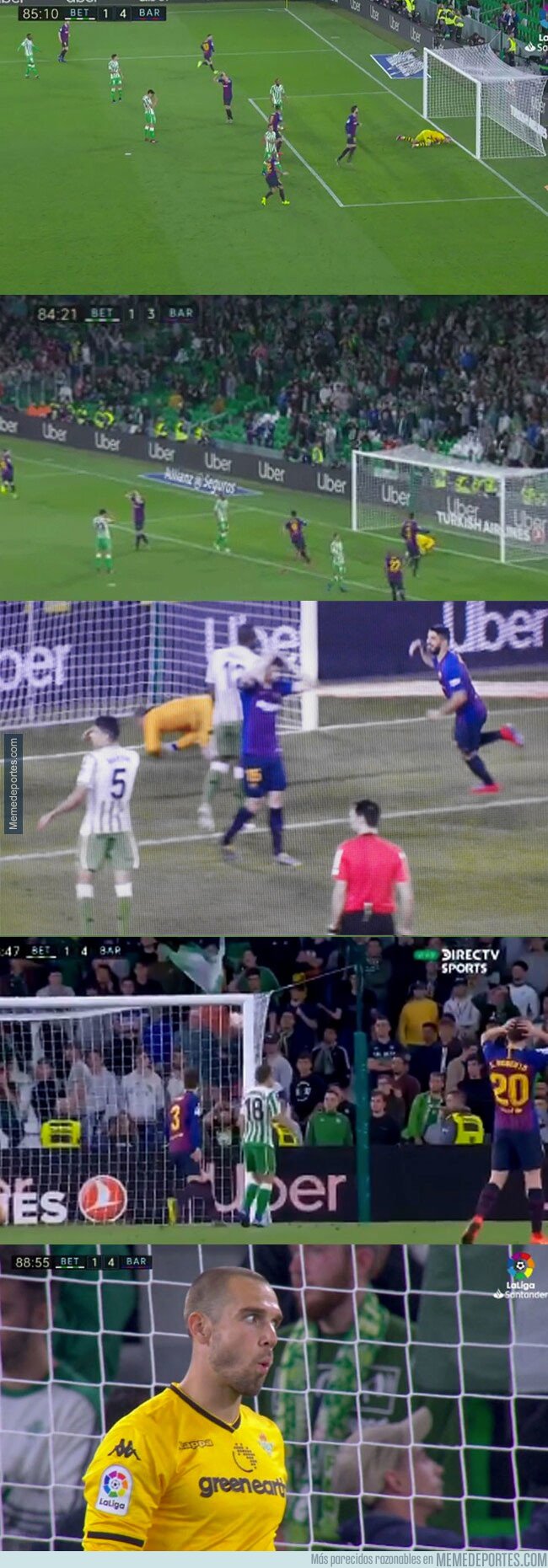 1068735 - Lo que todavía no has visto del golazo de Messi: ¿cuántos jugadores se echaron las manos a la cabeza?