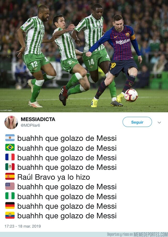 1068857 - El golazo de Messi, por @MDPilar6