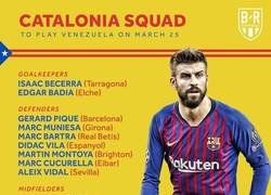 Enlace a Piqué y Xavi vuelven a la selección catalana
