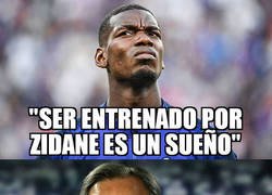 Enlace a Pogba se deja querer por la Felizidane