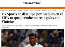 Enlace a Vinicius en el FIFA, vía el Mundo Today