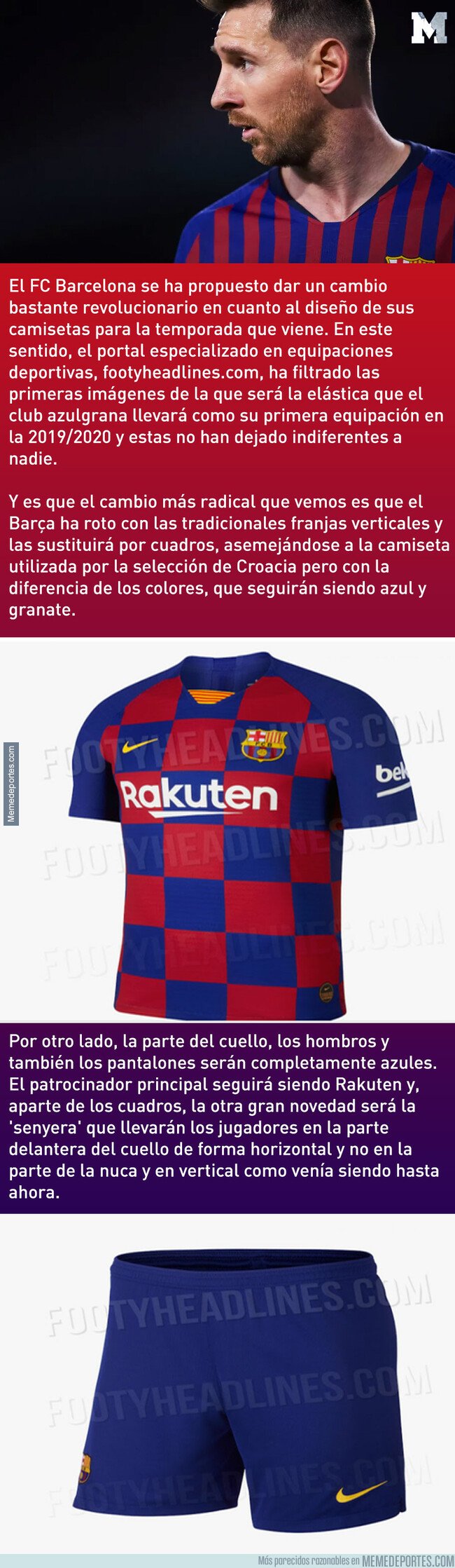 1068989 - Se filtran las primeras imágenes de la revolucionaria nueva equipación del FC Barcelona