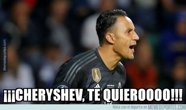 1069052 - Keylor celebra la cantada de Courtois