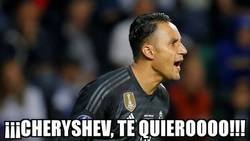 Enlace a Keylor celebra la cantada de Courtois