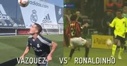 Enlace a Pongámonos serios y votemos: ¿Vazquez al muñeco inflable o Ronaldinho a Pirlo?