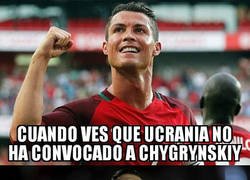 Enlace a Ucrania supo parar a Cristiano sin su bestia defensiva