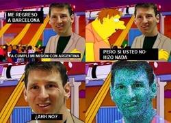 Enlace a Messi regresa a Barcelona