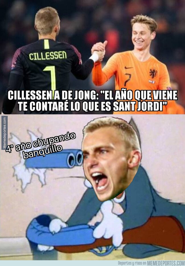 1069294 - Parece que Jasper se conforma con su situacion en el Barça