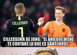 Enlace a Parece que Jasper se conforma con su situacion en el Barça