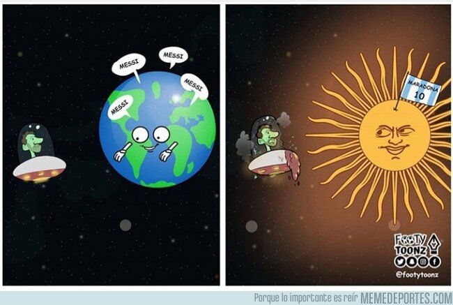 1069299 - La estrella de Messi se funde cuando se acerca a Argentina, por @footytoonz