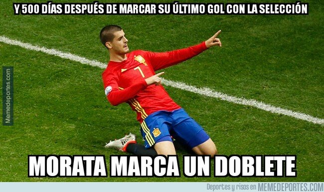 1069510 - Morata volvió a anotar con 'La Roja'