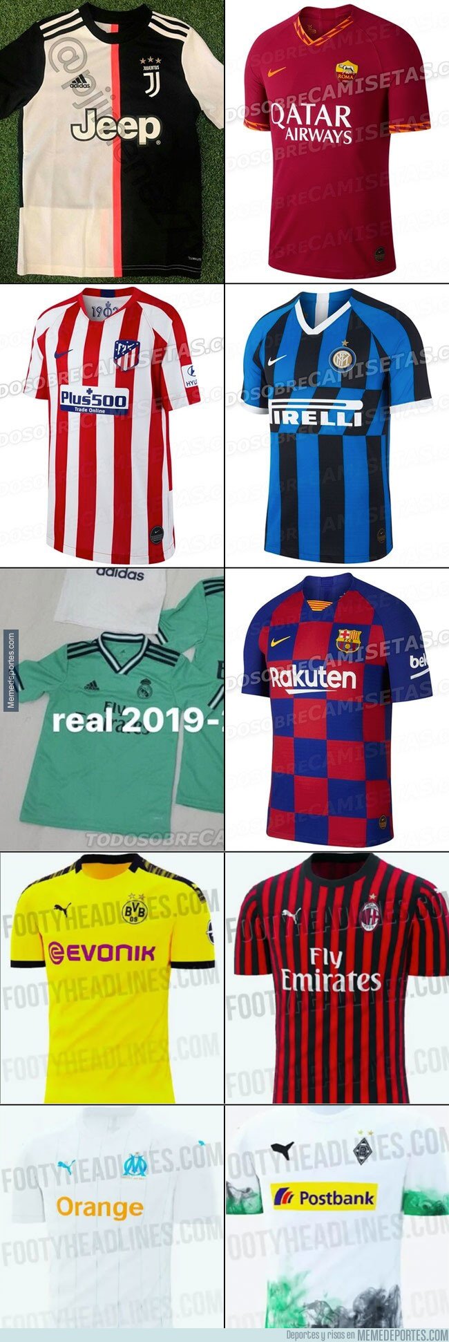 1069562 - Como es costumbre, pasado el meridiano de la temporada se empiezan a filtrar las camisetas del próximo curso. Aquí las primeras