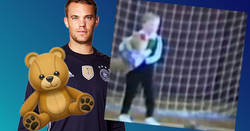 Enlace a Manuel Neuer y su oso de peluche
