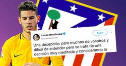 Enlace a Lucas se despide de los colchoneros y recibe una brutal muestra de odio y hate
