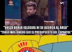 Enlace a Piqué pica al Espanyol antes del derbi