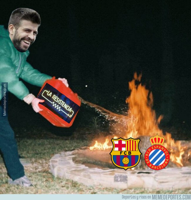 1069788 - Piqué utilizó a Broncano para calentar el derbi