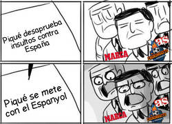 Enlace a Algunos gestos de Piqué dan más audiencia que otros