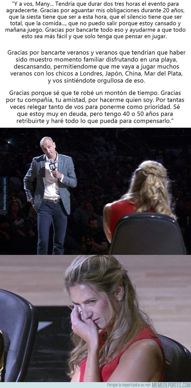 1069893 - El agradecimiento de Manu Ginobili tras retirarse de Baloncesto