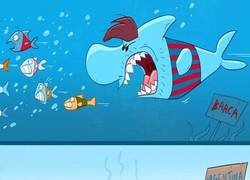 Enlace a Messi es un depredador en el mar del Barça, por @goalglobal