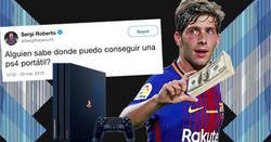 Enlace a Sergi Roberto pide dónde comprar una PS4 portátil, y los comentarios son lo mejor