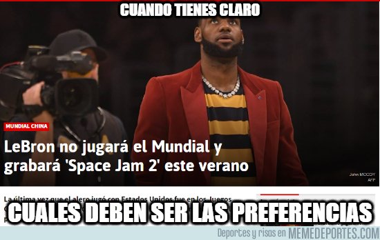 1070022 - Lebron estará en Space Jam 2