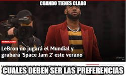 Enlace a Lebron estará en Space Jam 2