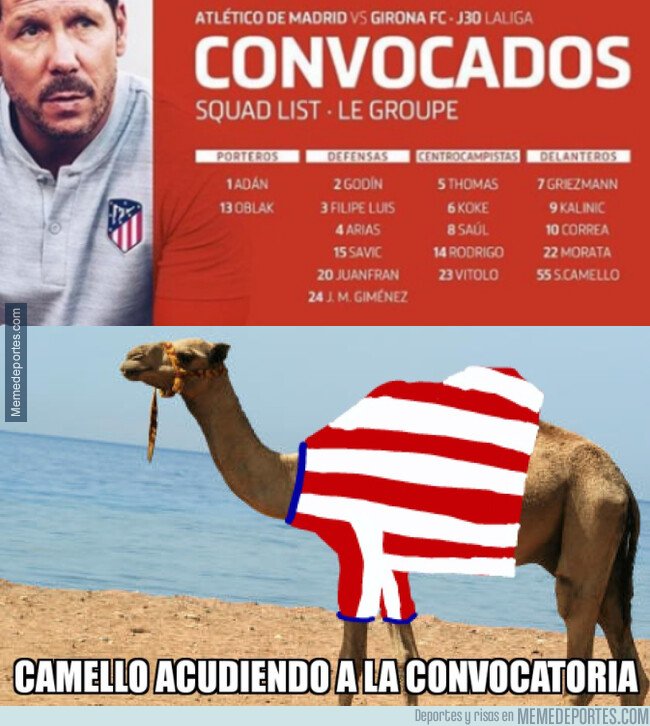 1070032 - Camello ha sido convocado con Atlético