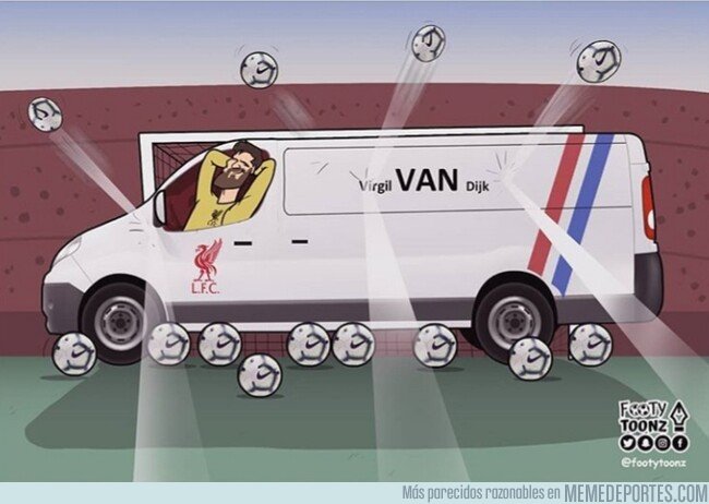 1070043 - Alisson y el Liverpool puede estar tranquilos con Van Dijk, por @footytoonz