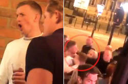 Enlace a Pickford, el portero de la selección de Inglaterra, a hostias en un bar inglés