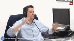 Enlace a Tomás Roncero viendo el gol de Suárez en el último minuto