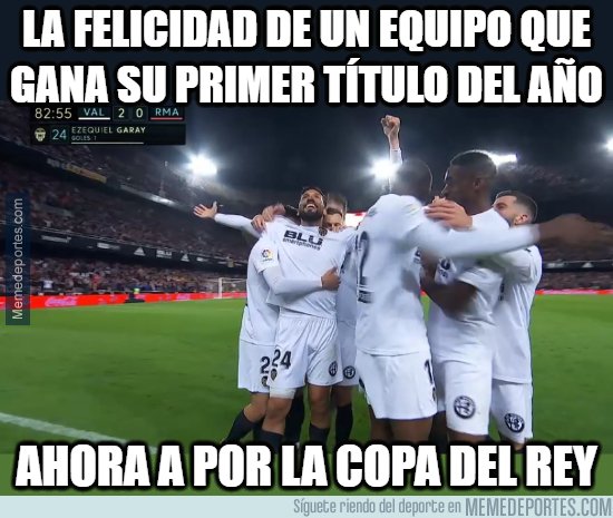 1070261 - Felicitaciones al Valencia por su primer título del año