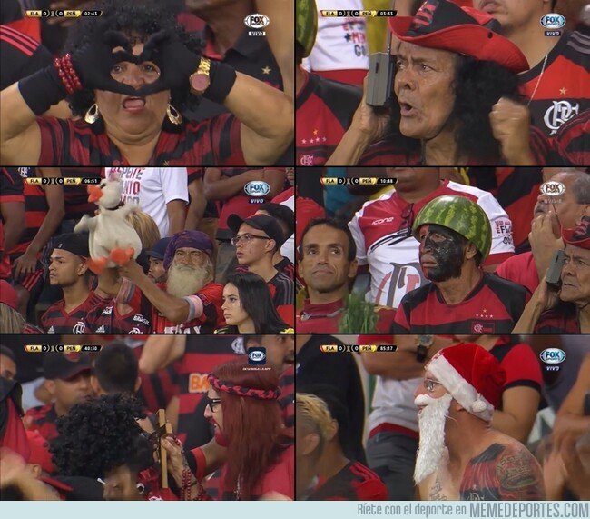 1070379 - Los fans del Flamengo. Cada uno más random que el otro. Bendito sea ese país.