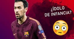 Enlace a La curiosa respuesta de Busquets sobre su ídolo de la infancia