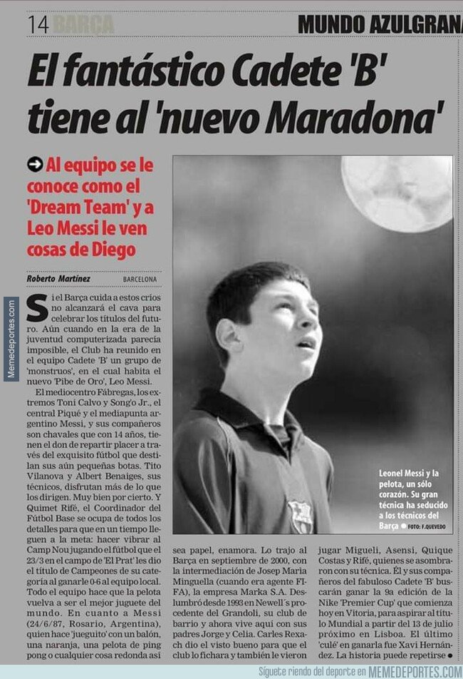 1070542 - Y pensar que se convirtio en el mejor futbolista de la historia