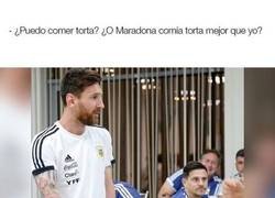 Enlace a Messi tiene una duda