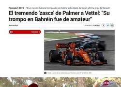 Enlace a El buen dardo de Jolyon Palmer hacia Vettel