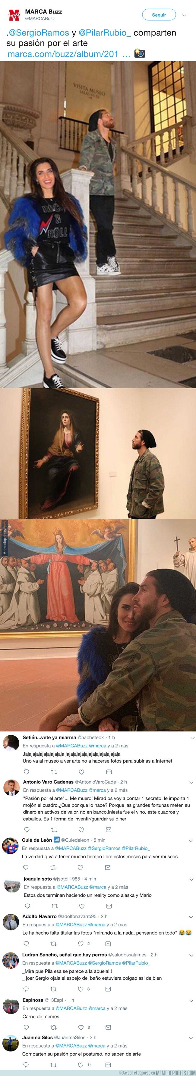 1070724 - Según Marca, Ramos y su mujer son expertos en arte. Gracias que tenemos los comentarios