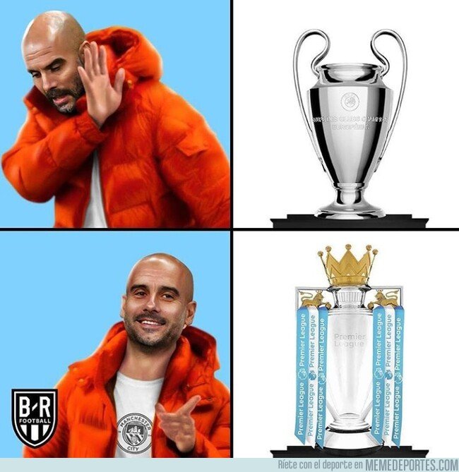 1070895 - Guardiola es más de ligas domésticas, por @brfootball